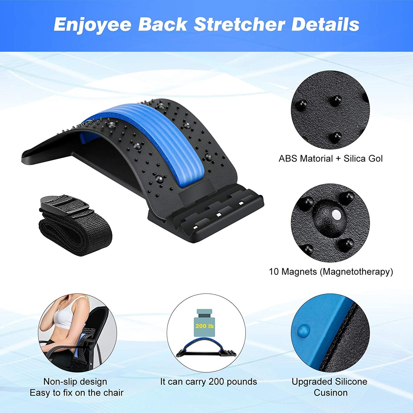 Multi-Level Back Support Posture Corrector