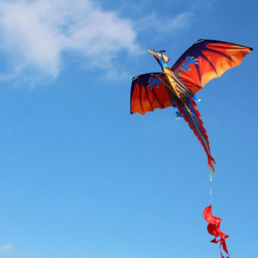 New Children Kids 3D Dinosaur Kite 100M Single Line with Tail Kites Outdoor Fun Toy Family Outdoor Sports Toys Children Gift