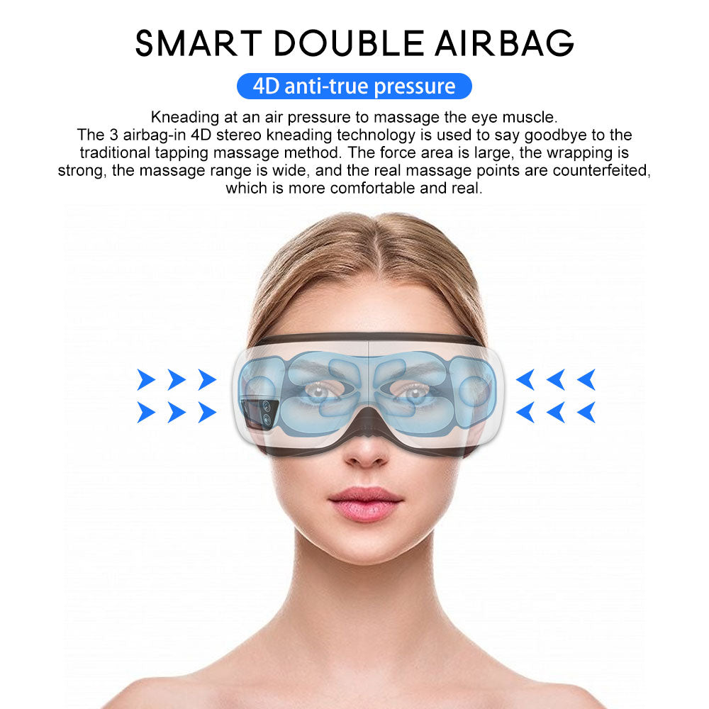 6D Smart Airbag Vibration Eye Massager