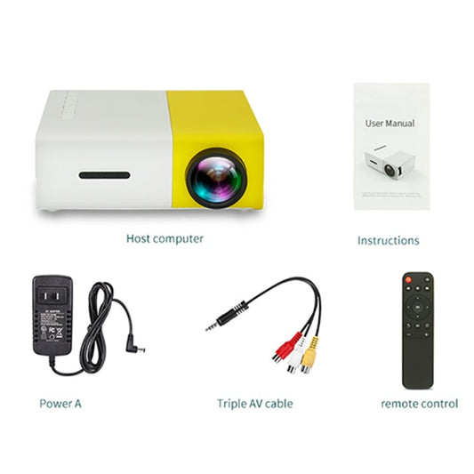 HDMI-Compatible USB Pro LED Mini Projector