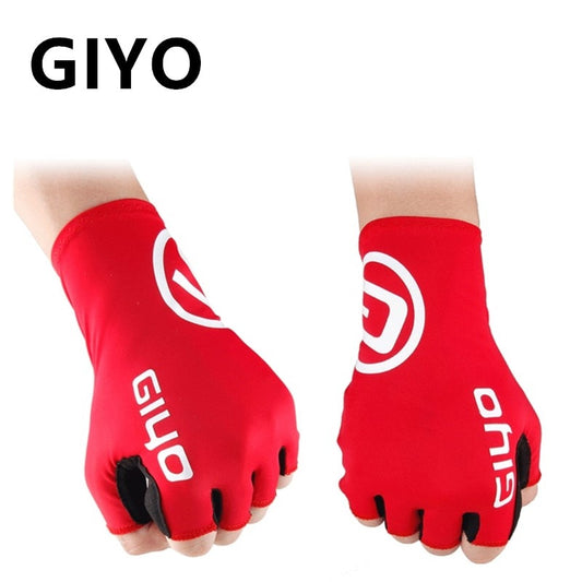 GIYO Touch Screen Long HALF Fingers Gel Sports bike Cycling Gloves MTB Road Bike Riding Racing Gloves Women Men Bicycle Gloves