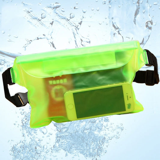 Waterproof Swimming Bag Ski Drift Diving Shoulder Waist Pack Bag Underwater Mobile Phone Bags Case Cover For Beach Boat Sports