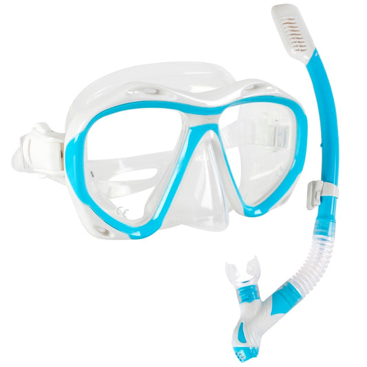 Underwater Brand Professional Scuba Snorkels Mask Diving Mask Equipment Goggles Glasses Diving Swimming Easy Breath Tube Set